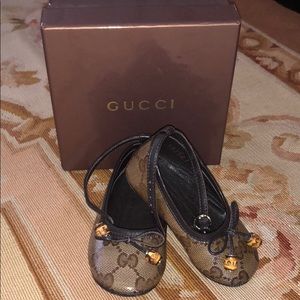 100% authentic baby girl Gucci shoes